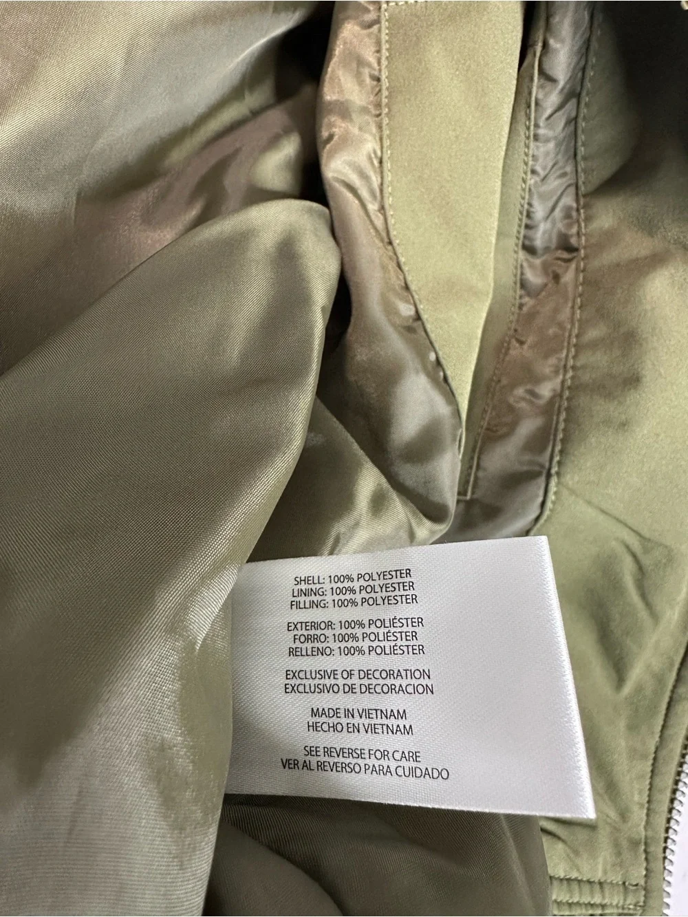Banana Republic Olive Green Bomber Jacket